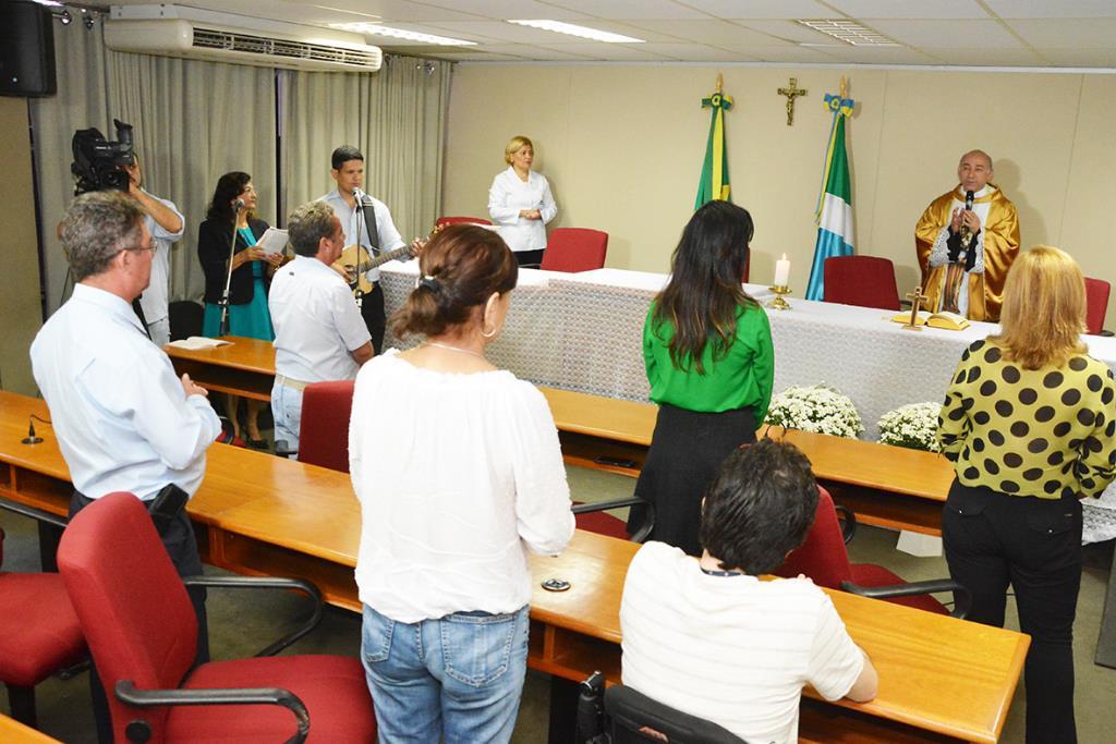 Imagem: A Santa Missa do mês de abril foi realizada na manhã desta segunda-feira 