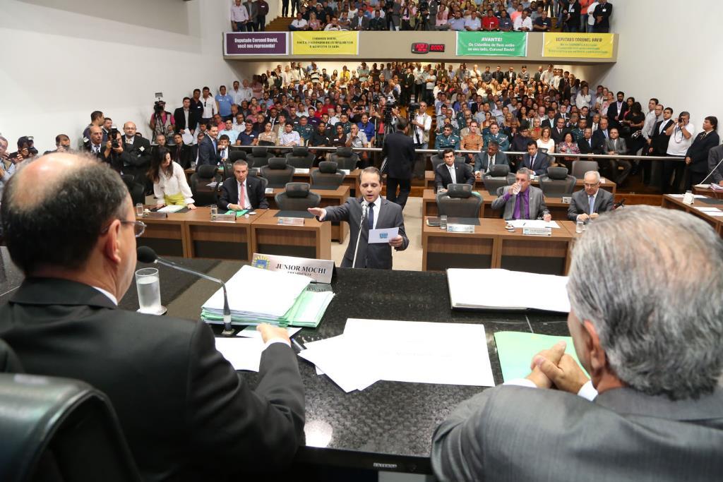 Imagem: Coronel David fez juramento e tomou posse como deputado estadual