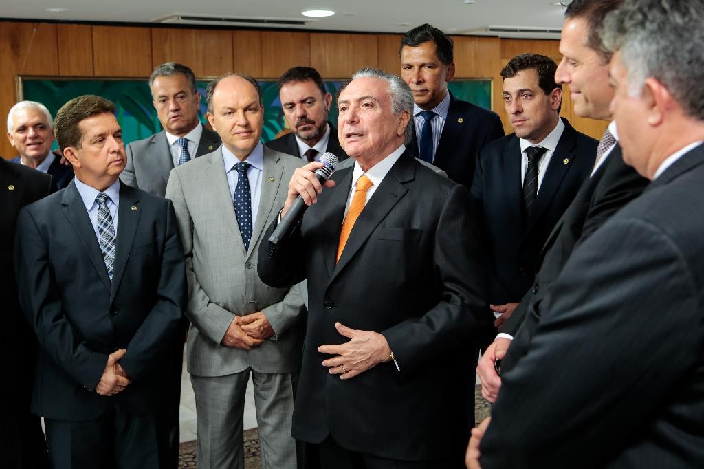 Imagem: O encontro com o presidente Michel Temer aconteceu  nesta quinta-feira, em Brasília