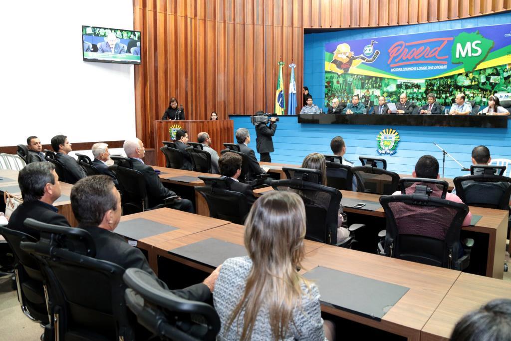 Imagem: A solenidade foi realizada no Plenário Deputado Júlio Maia, nesta terça-feira