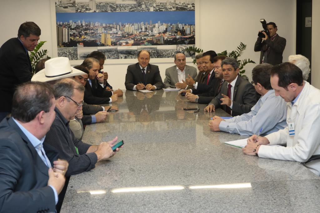 Imagem: Reunião ocorreu na Sala da Presidência