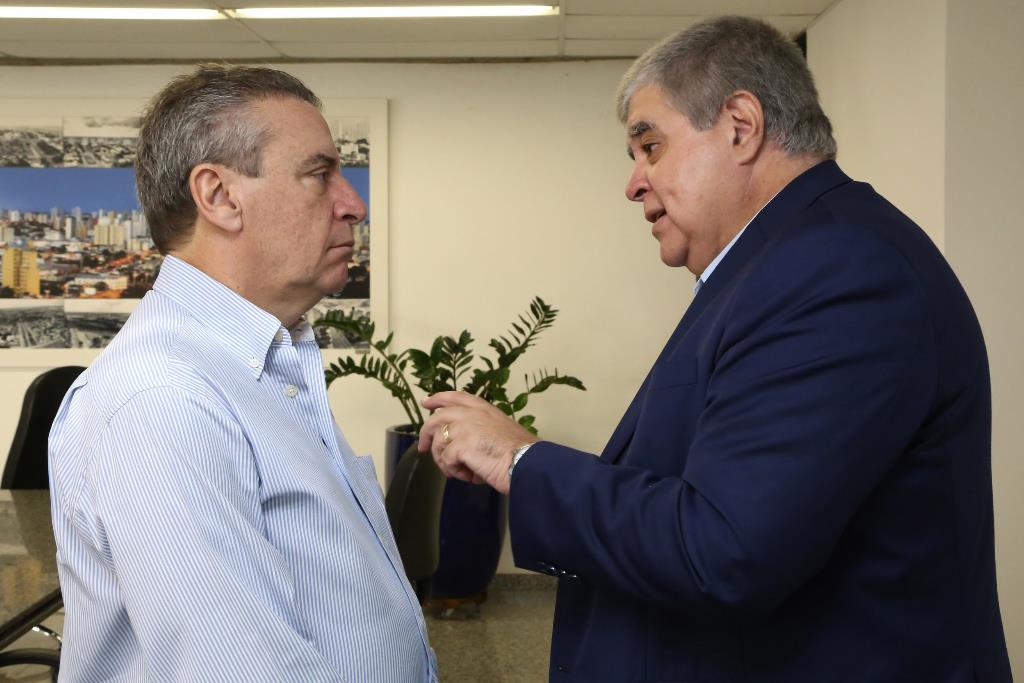 Imagem: Deputado estadual Paulo Corrêa recebeu o deputado federal Carlos Marun para formalizar cooperação com a CPMI