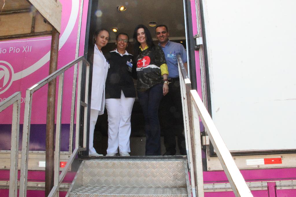 Imagem: Carreta do Hospital de Câncer atende 150 mulheres no município de Anastácio